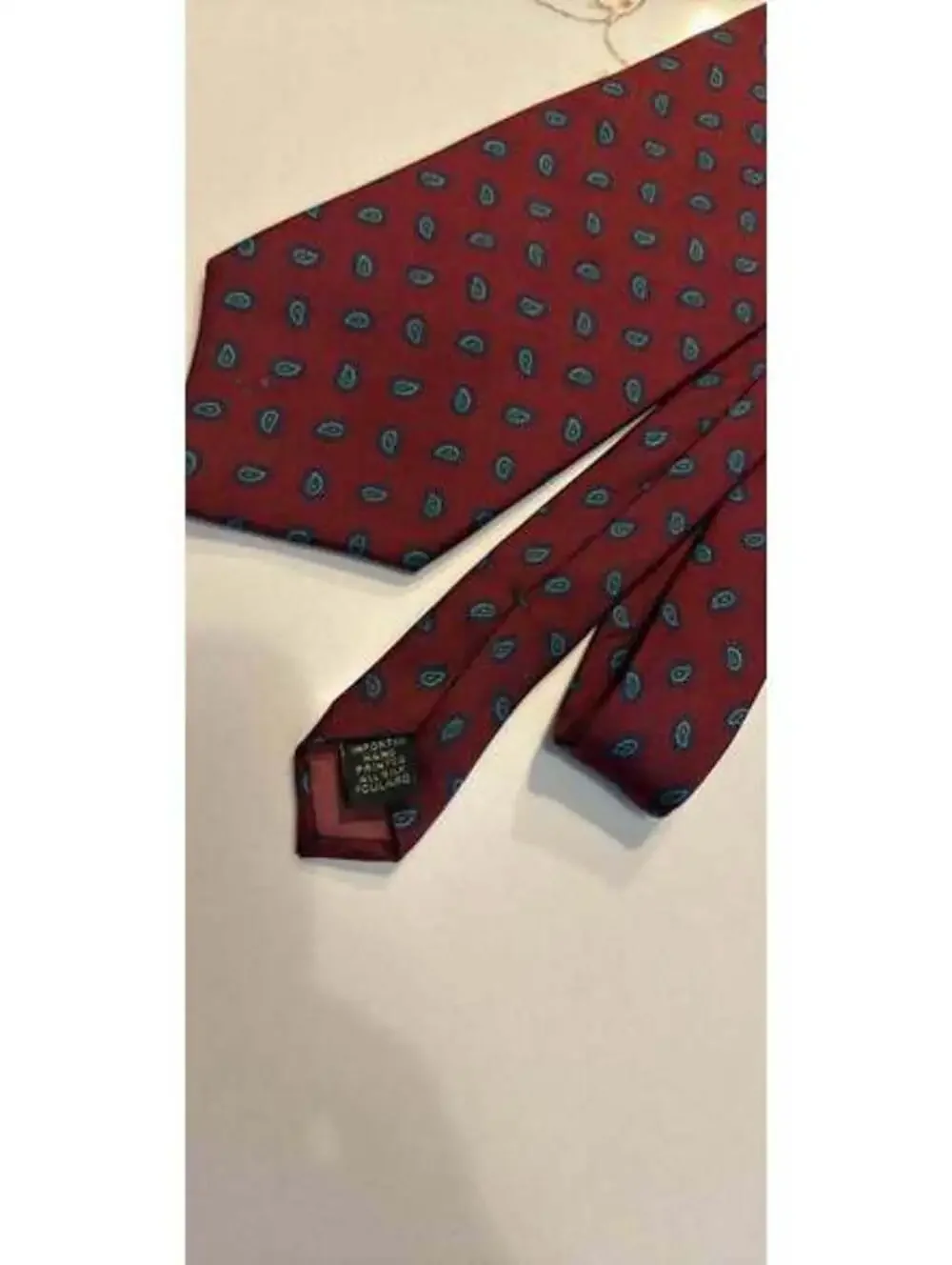 Bert Pulitzer USA Collectors Edition Silk Paisley Tie